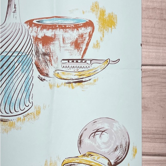 Vintage Wallpaper Sample Handprint by Warner 41932 “Barber Shop” Print Theme - Picture 4 of 9